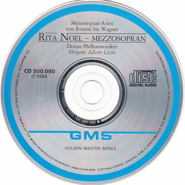 Rita Noël : Mezzosopran-Arien von Rossini Bis Wagner (CD, Comp)