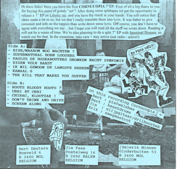 Cornucopia (5) : Lawaat.............In De Maat! (7")