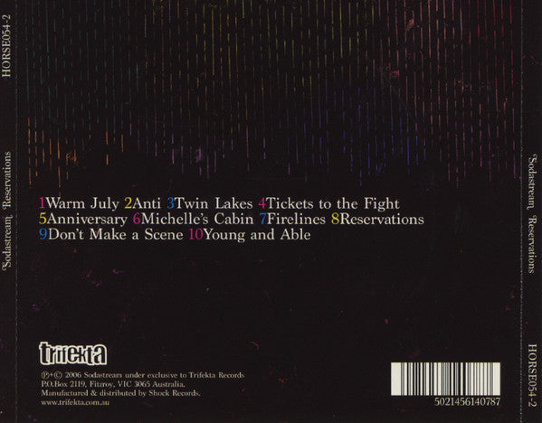 Sodastream : Reservations (CD, Album)
