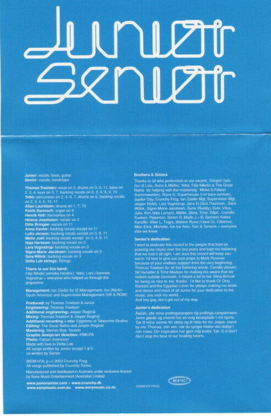 Junior Senior : D-D-Don't Don't Stop The Beat (CD, Album)