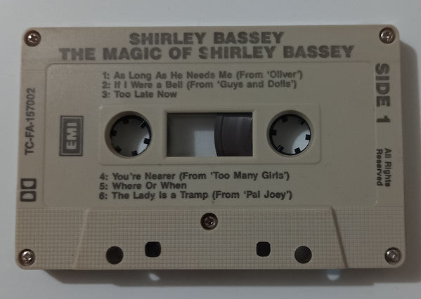 Shirley Bassey : The Magic Of Shirley Bassey (Cass, Comp, RE)