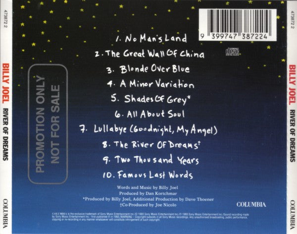 Billy Joel : River Of Dreams (CD, Album)