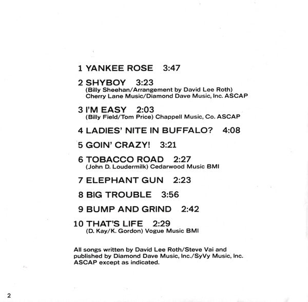 David Lee Roth : Eat 'Em And Smile (CD, Album, RE, RP)