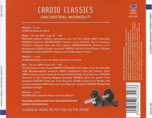 Various : Cardio Classics • Orchestral Workout! (CD, Comp)