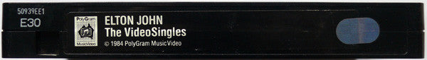 Elton John : The VideoSingles (VHS, Comp, PAL)