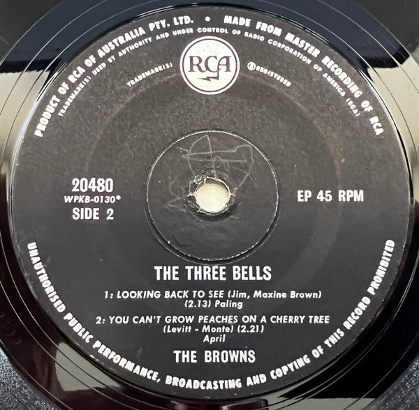The Browns (3) : The Three Bells (7", EP)