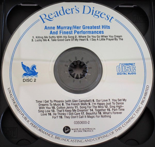 Anne Murray : Her Greatest Hits And Finest Performances (3xCD, Comp)