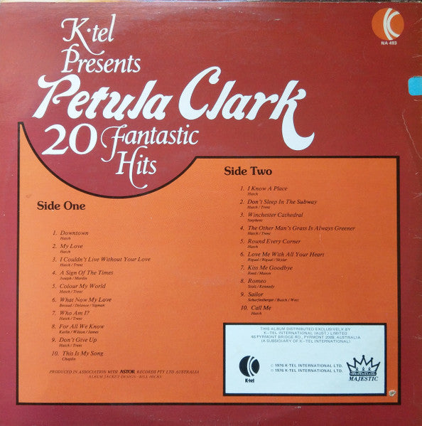 Petula Clark : 20 Fantastic Hits (LP, Comp, Ltd)