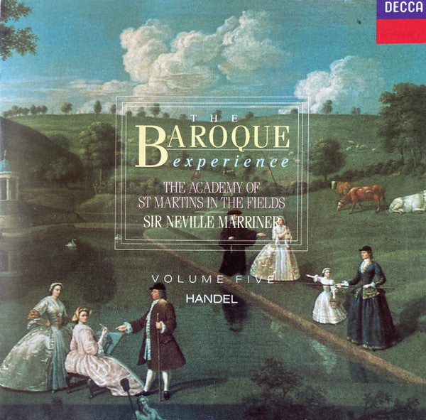 The Academy Of St. Martin-in-the-Fields : The Baroque Experience - Volume 5 - Handel (CD, Album)