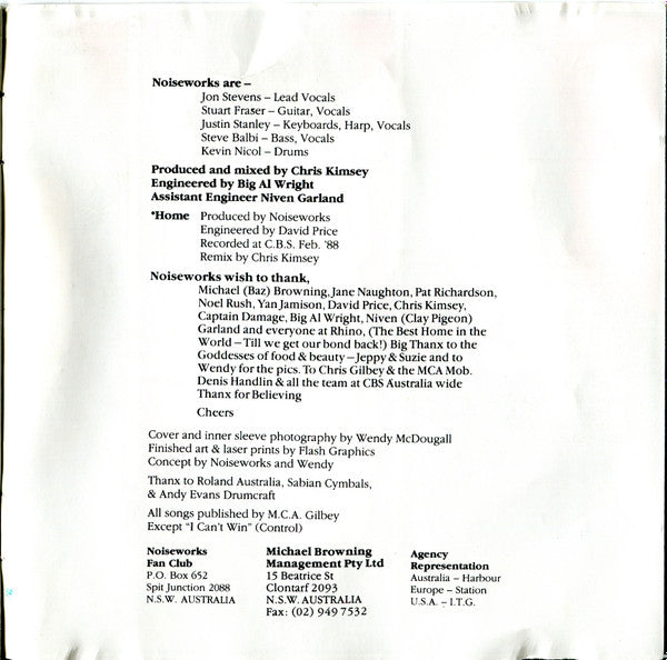 Noiseworks : Touch (CD, Album)