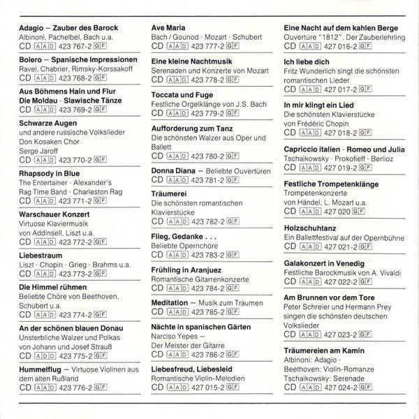 Pyotr Ilyich Tchaikovsky • Sergei Prokofiev • Hector Berlioz : Capriccio Italien • Romeo Und Julia (CD, Comp)