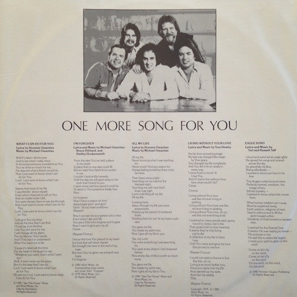 Imperials : One More Song For You (LP, Album)