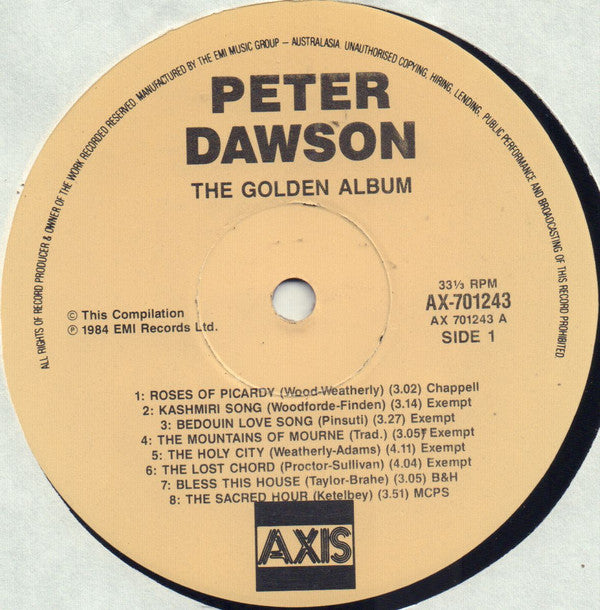 Peter Dawson : The Golden Album (LP, Comp)