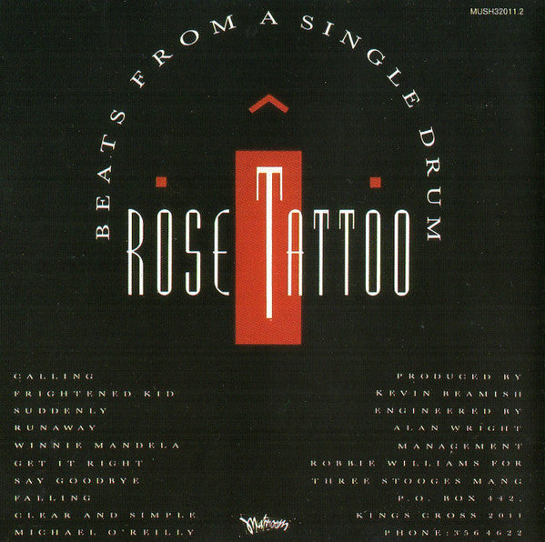 Rose Tattoo : Beats From A Single Drum (CD, Album, RE)