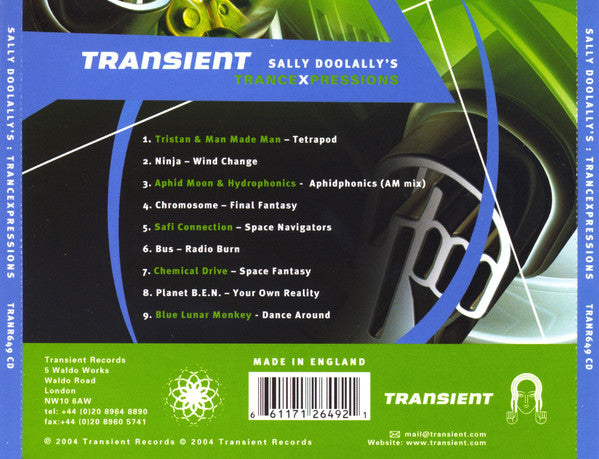 Sally Doolally : Sally Doolally’s Trancexpressions (CD, Comp)
