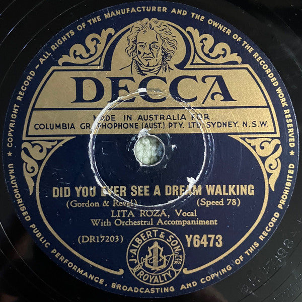 Lita Roza : The Doggie In The Window / Did You Ever See A Dream Walking (Shellac, 10")