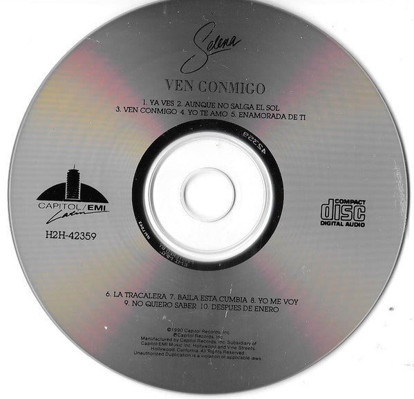 Selena : Ven Conmigo (CD, Album, EMI)