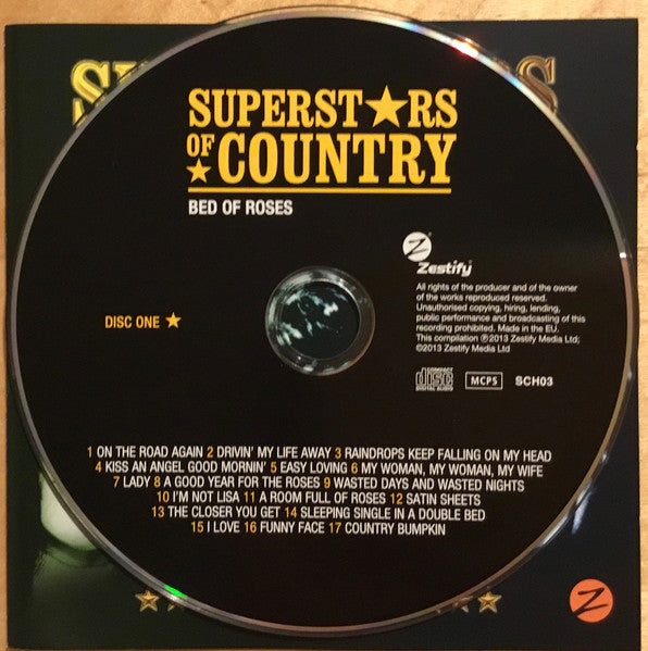 Various : Superstars Of Country: Bed Of Roses (2xCD, Comp)