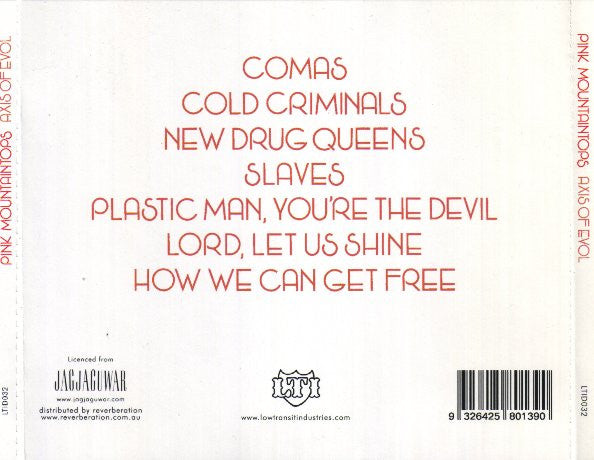 Pink Mountaintops : Axis Of Evol (CD, Album)