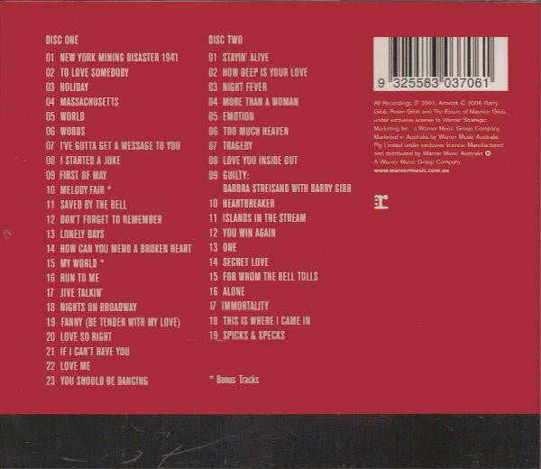 Bee Gees : Their Greatest Hits: The Record (2xCD, Comp, RE)