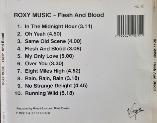 Roxy Music : Flesh + Blood (CD, Album, RE)