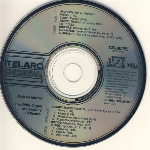 Michael Murray (4) : The Willis Organ At Salisbury Cathedral (CD, Album)
