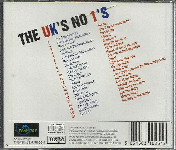 Various : The UK's N°1's (CD, Comp)