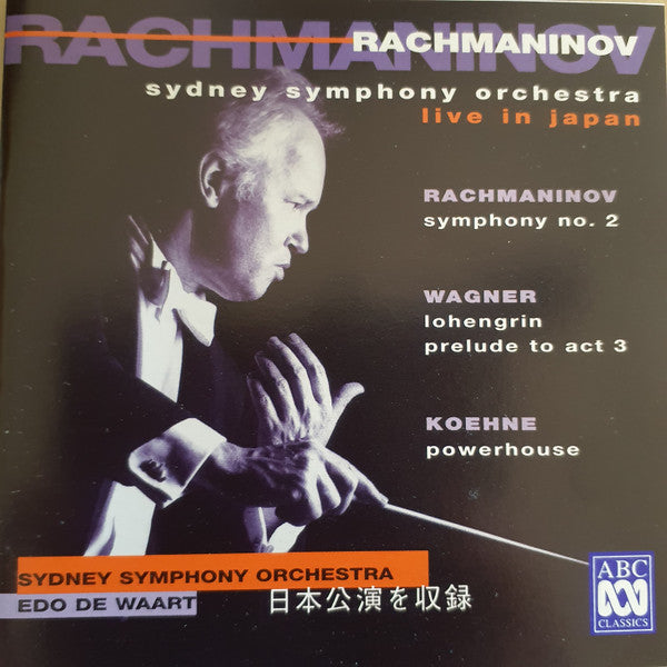 Sergei Vasilyevich Rachmaninoff, Sydney Symphony Orchestra, Edo de Waart : Live In Japan (CD, Album)