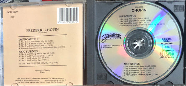 Frédéric Chopin / Dubravka Tomsic : Impromptus / Nocturnes / Fantaisie In F (CD, Album)