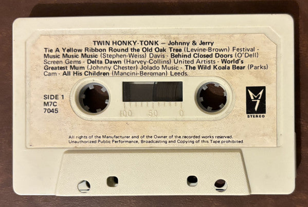 Johnny & Jerry (2) : Twin Honky-Tonk (Cass, Album)