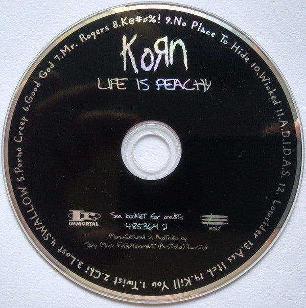 Korn : Life Is Peachy (CD, Album)