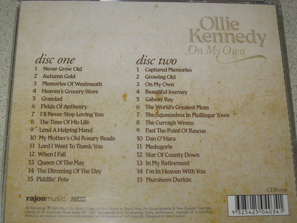 Ollie Kennedy : On My Own (2xCD, Album)