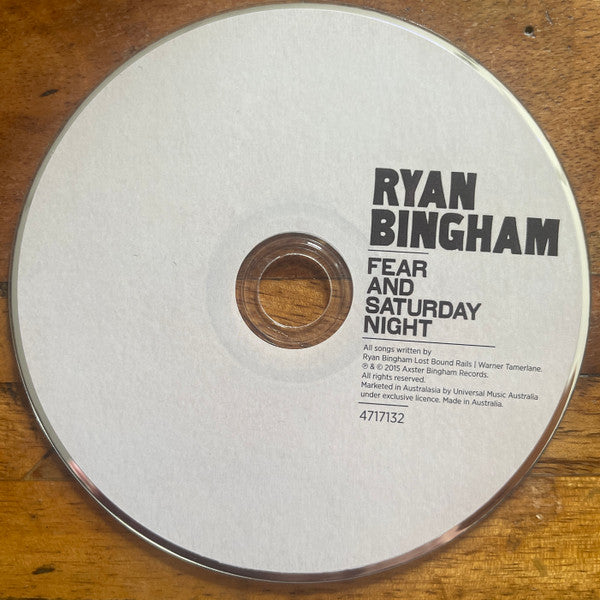 Ryan Bingham : Fear And Saturday Night (CD, Album)