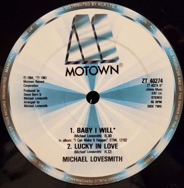 Michael Lovesmith : Break The Ice (12")