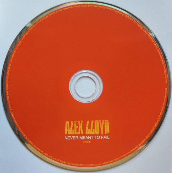Alex Lloyd : Never Meant To Fail (CD, Maxi)