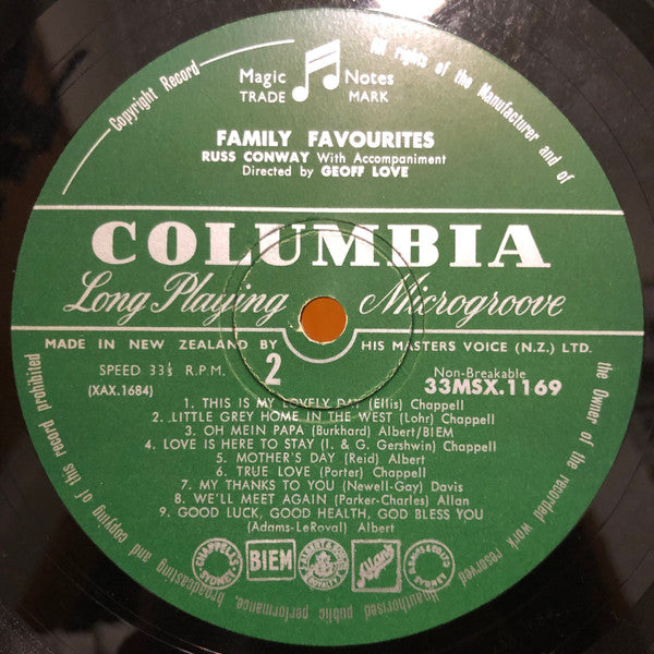 Russ Conway : Family Favourites (LP, Album, Mono)