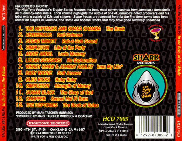 Various : Shark Records : In The Belly Of The Whale (CD, Comp)