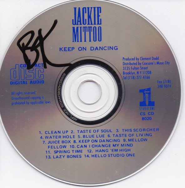Jackie Mittoo : Keep On Dancing (CD, Album)