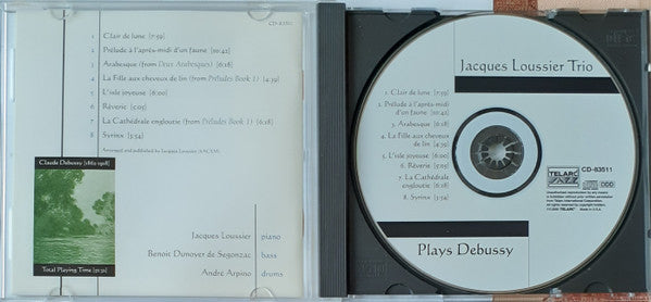 Jacques Loussier Trio : Plays Debussy (CD, Album)