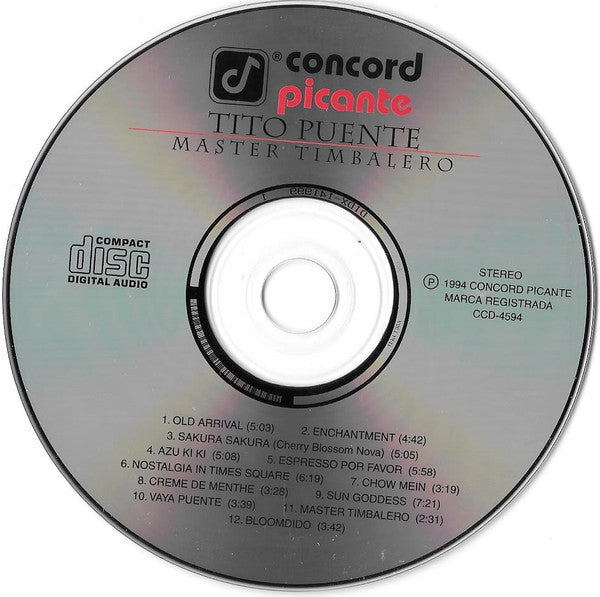 Tito Puente : Master Timbalero (CD, Album)