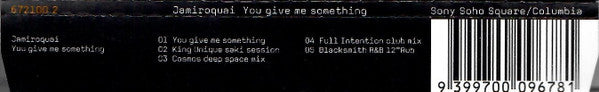 Jamiroquai : You Give Me Something (CD, Single)