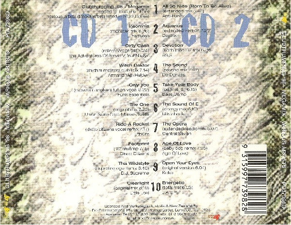 Various : Clubthumping '98 Megamix (2xCD, Comp)