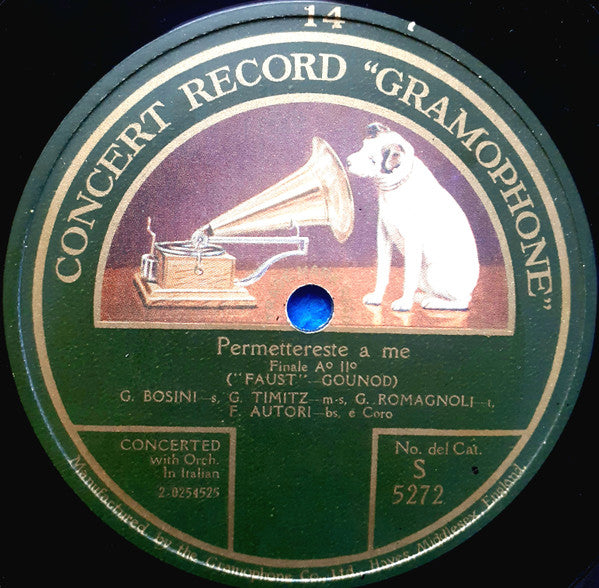 Gemma Bosini, Fernando Autori, Gilda Timitz, Giuliano Romagnoli : Ci Rivedremo Ancor...(Valzer) / Permettereste A Me (Shellac, 12")
