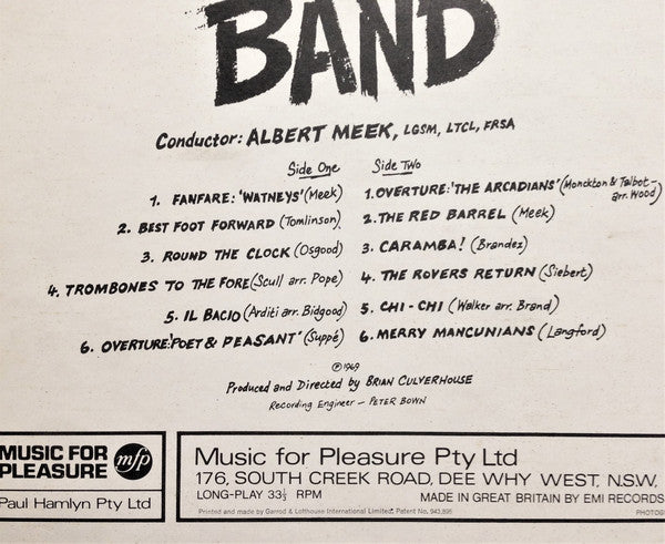 The Watney Silver Band* : What We Want Is Watneys Silver Band (LP)