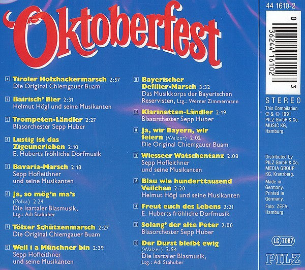 Various : Oktoberfest (CD, Comp)
