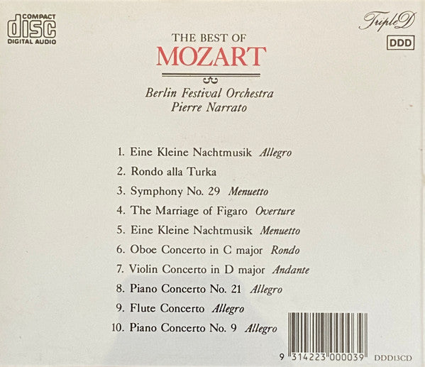 Wolfgang Amadeus Mozart : The Best Of Mozart (CD, Comp, RE)