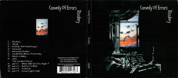 Comedy Of Errors : Disobey (CD, Album)