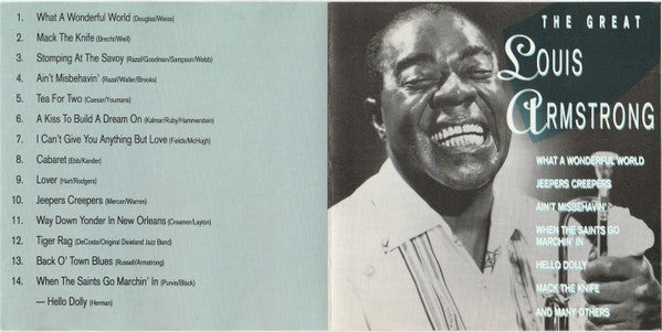 Louis Armstrong : The Great Louis Armstrong (CD, Comp)