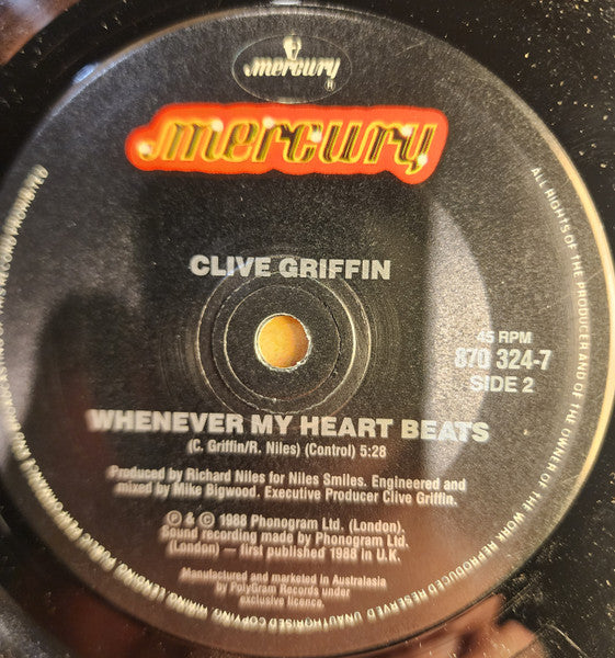 Clive Griffin : The Way We Touch (7", Single)