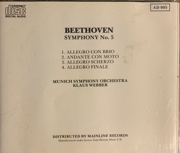 Ludwig van Beethoven - Münchner Symphoniker : Symphony No.5 (CD)